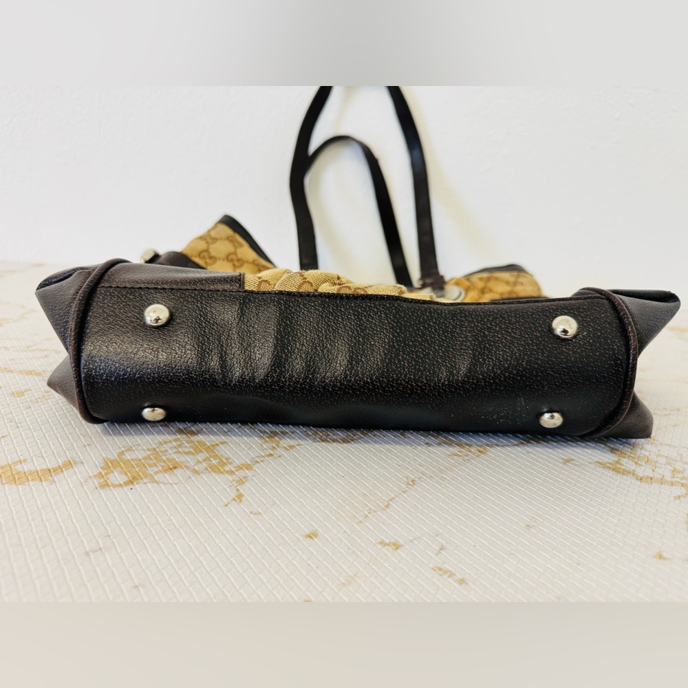 GUCCI Vintage Canvas GG Monogram Bag - Picture 4 of 12